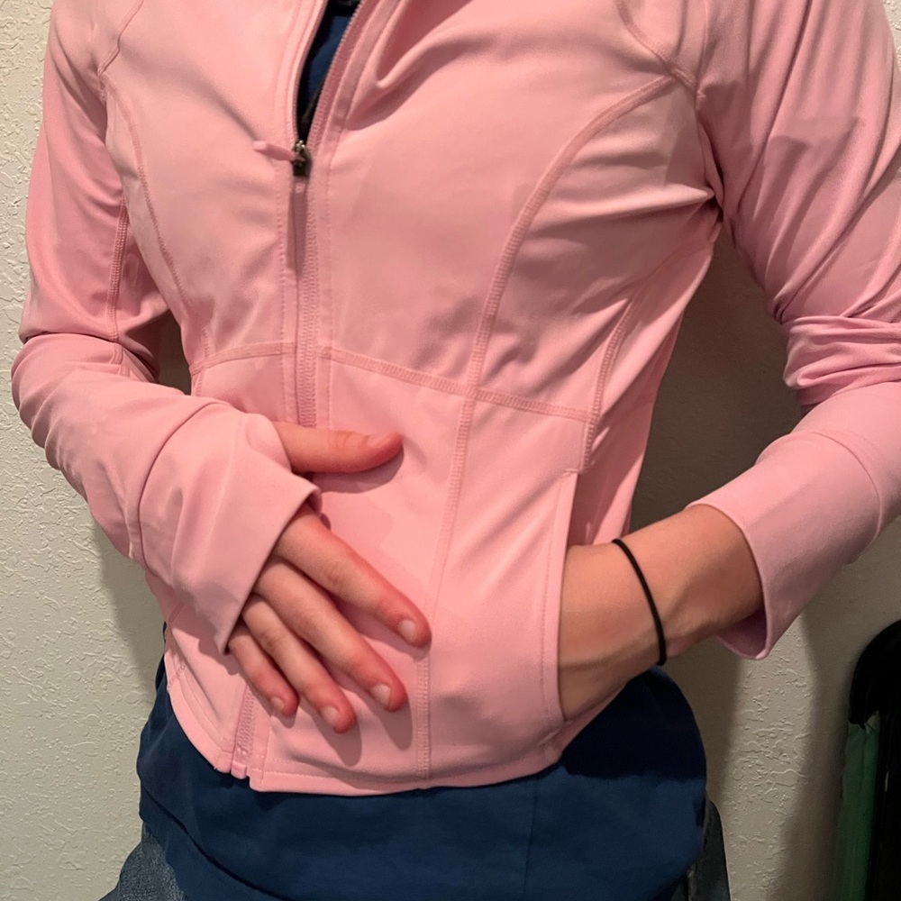 Fabletics Light Pink Activewear Jacket